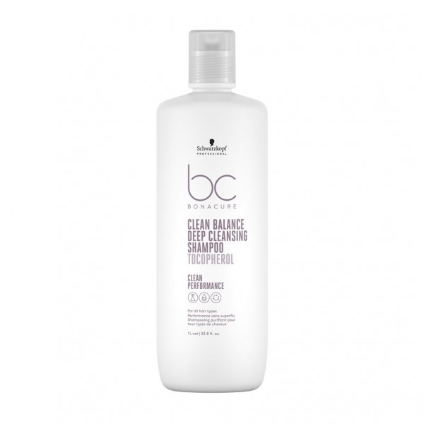 Schwarzkopf Bonacure Clean Balance Deep Cleansing Shampoo 1000ml