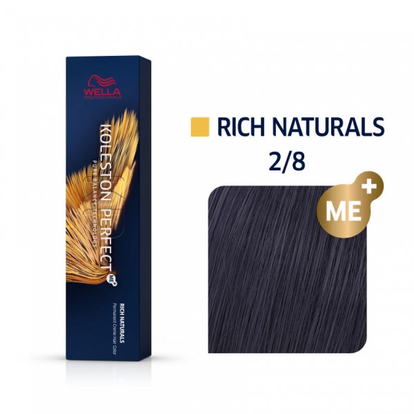 Wella Koleston Perfect Me Rich Naturals 2/8 Μαύρο Μπλε 60ml