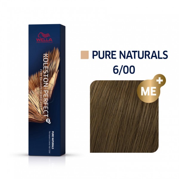 Wella Koleston Perfect Me Pure Naturals 6/00 Ξανθό Σκούρο Έντονο Φυσικό 60ml