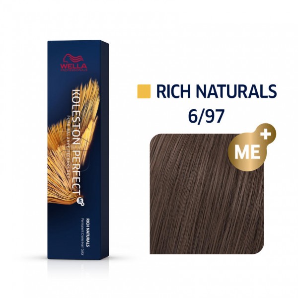 Wella Koleston Perfect Me Rich Naturals 6/97 Ξανθό Σκούρο Σαντρέ Καστανό 60ml