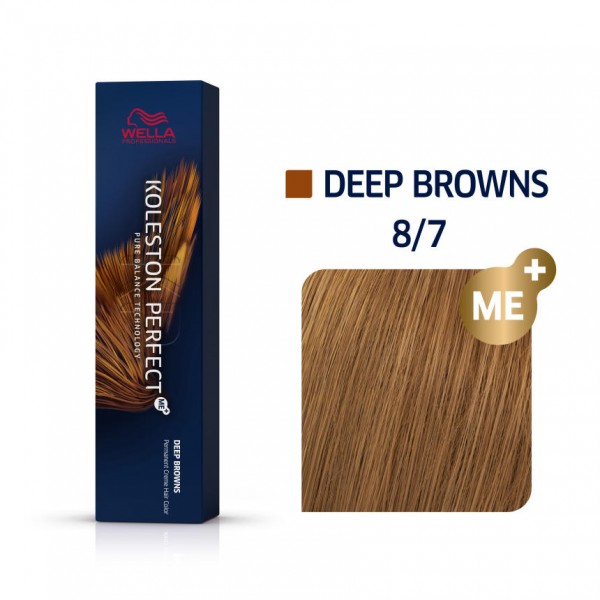 Wella Koleston Perfect Me Deep Browns 8/7 Ξανθό Ανοιχτό Καφέ 60ml