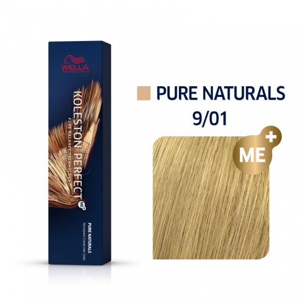 Wella Koleston Perfect Me Pure Naturals 9/01 Ξανθό πολύ Ανοιχτό Φυσικό Σαντρέ 60ml