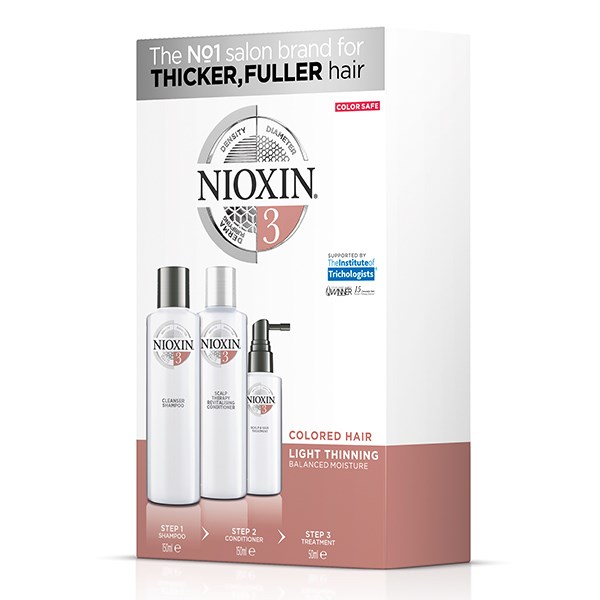 Nioxin KIT XXL Σύστημα 3 (Σαμπουάν 300ml, Conditioner 300ml, Θεραπεία 100ml)