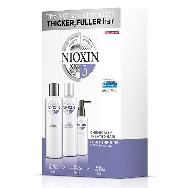 Nioxin KIT XXL Σύστημα 5 (Σαμπουάν 300ml, Conditioner 300ml, Θεραπεία 100ml)